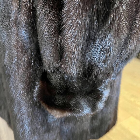 Vintage Pappas Furs Genuine Mink Coat - Picture 13 of 13